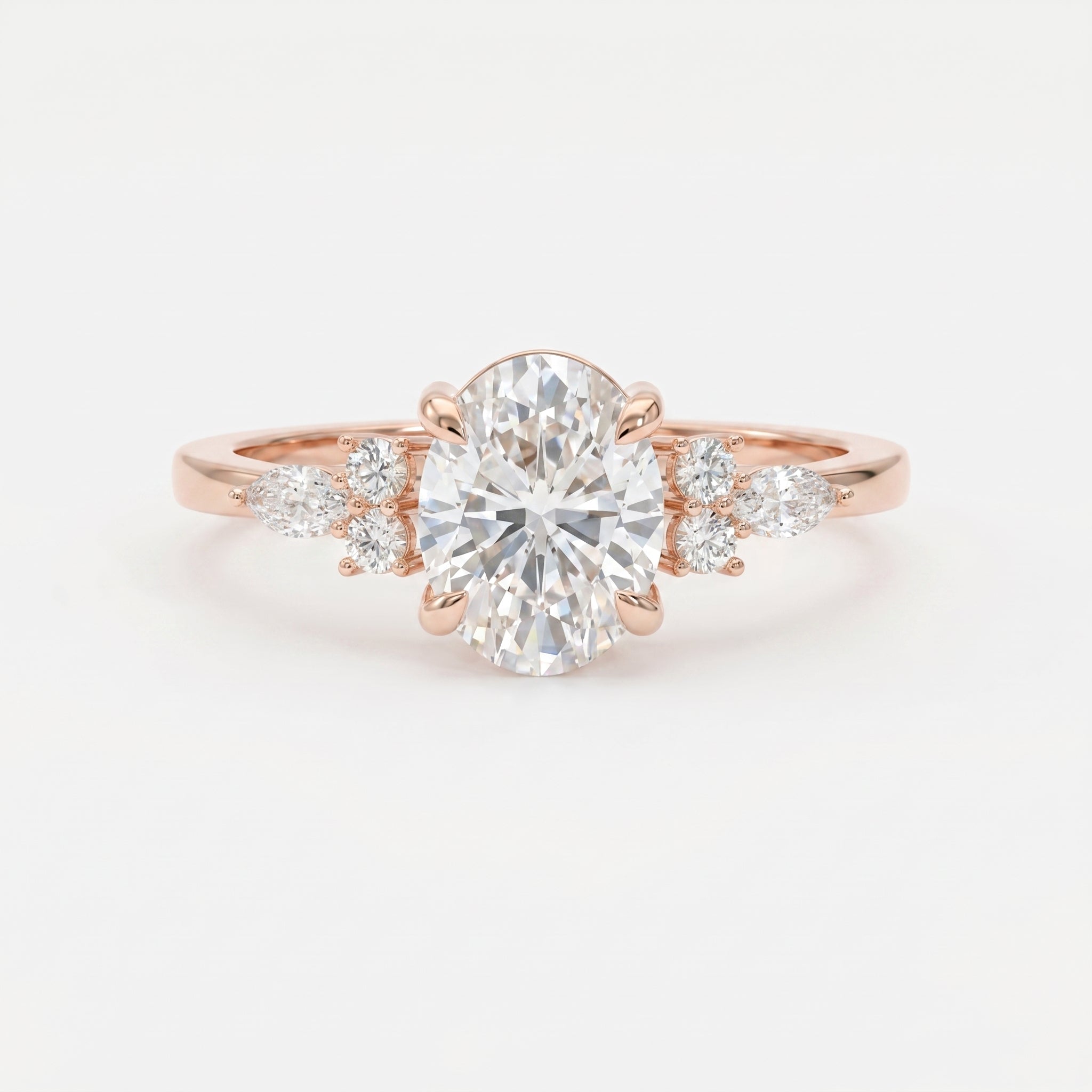 Soft Arc Oval Ring