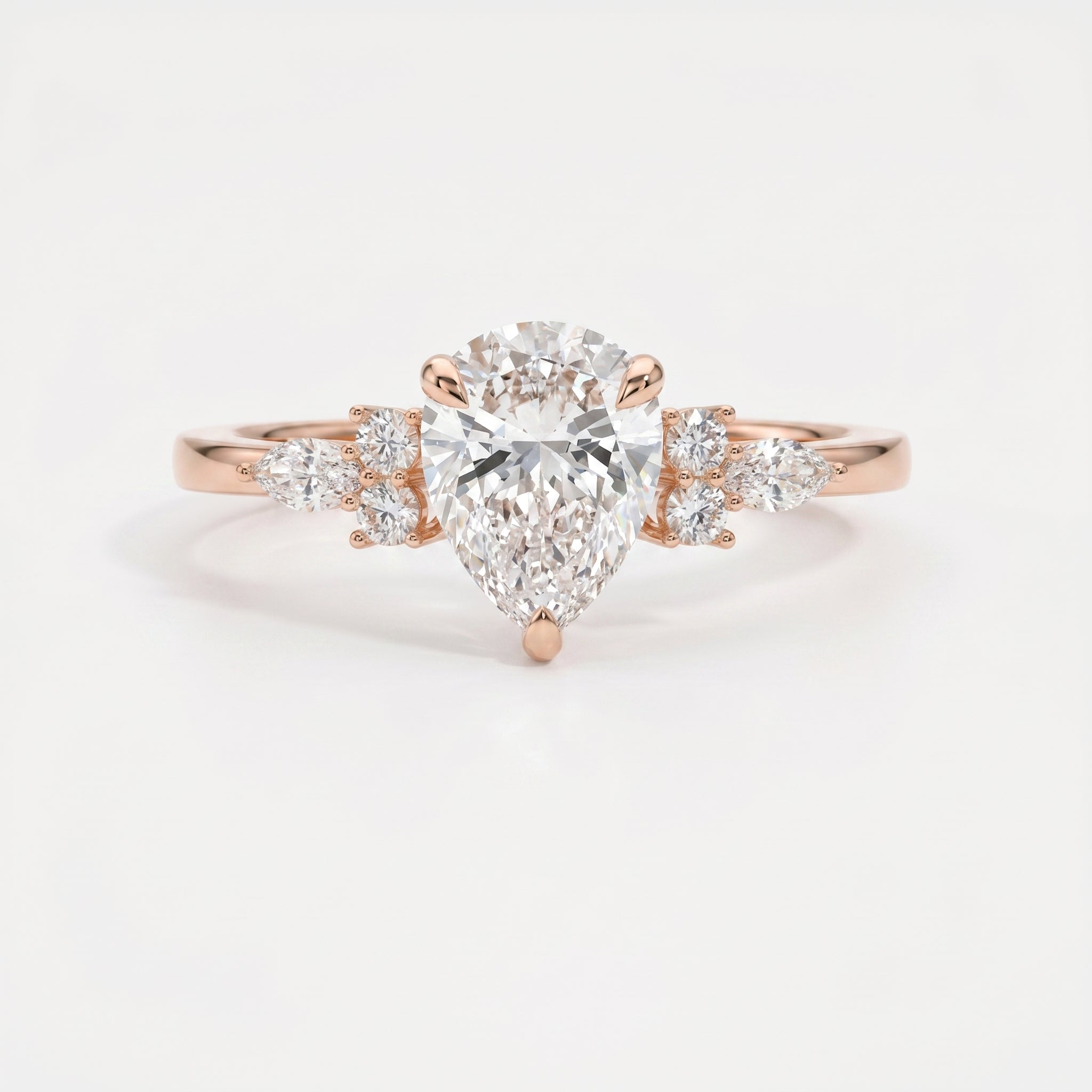 Teardrop Grace Pear Ring