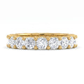 Cushion Cut Diamond Full Eternity Wedding Ring