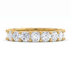 Cushion Cut Diamond Full Eternity Wedding Ring