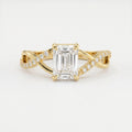 Pure Flow Emerald Ring