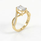 Pure Flow Emerald Ring