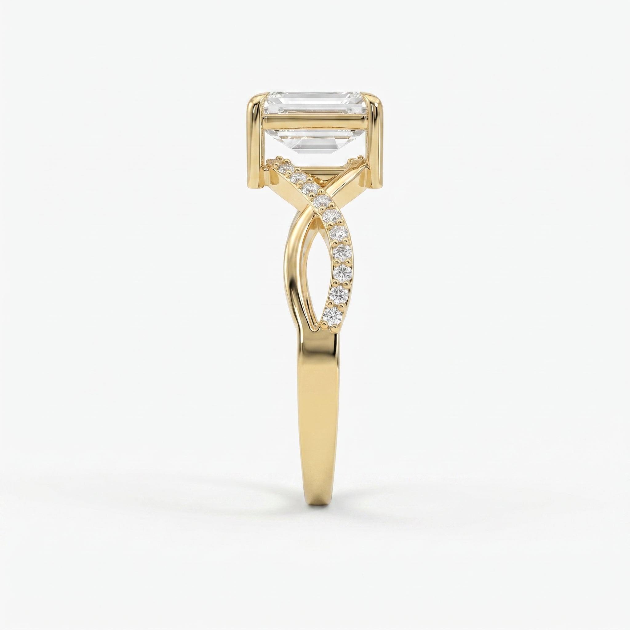 Pure Flow Emerald Ring