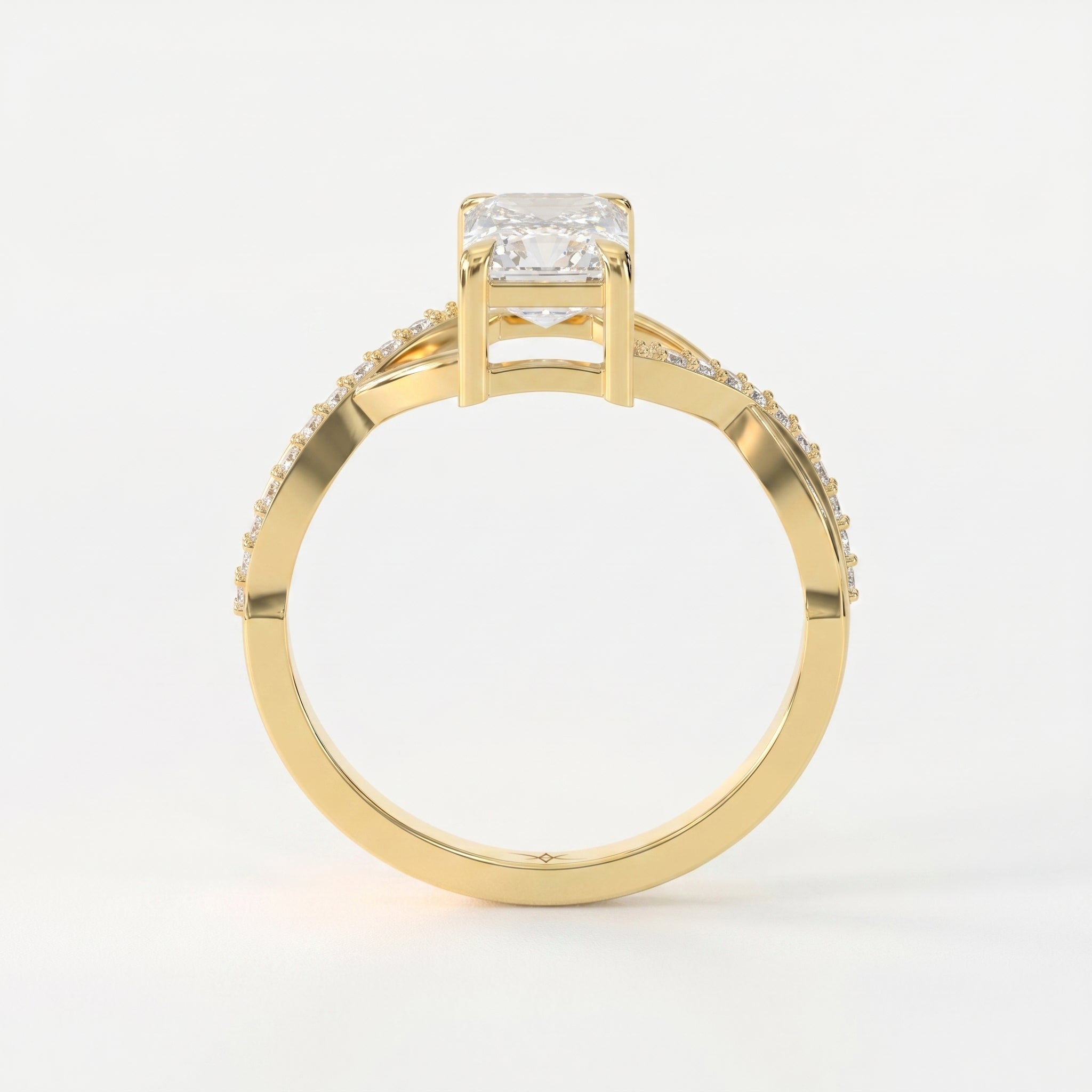 Pure Flow Emerald Ring