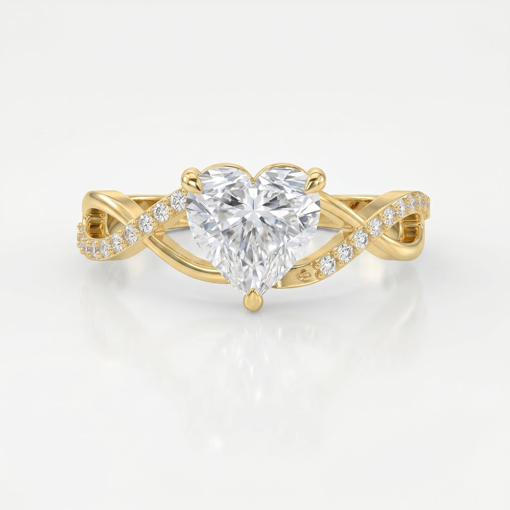 Eternal Embrace Heart Ring