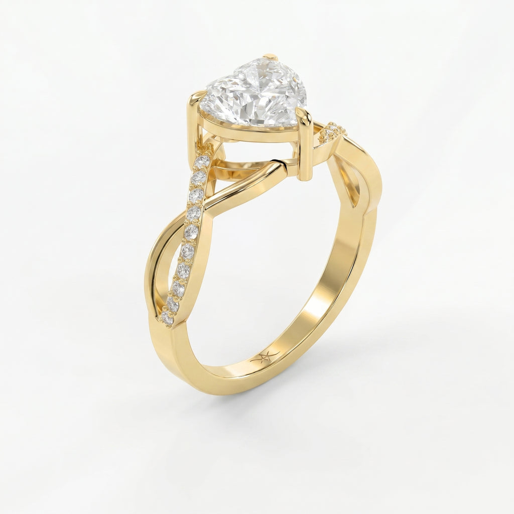 Eternal Embrace Heart Ring