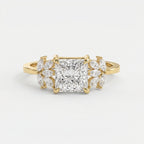 Bloom crest Princess Ring