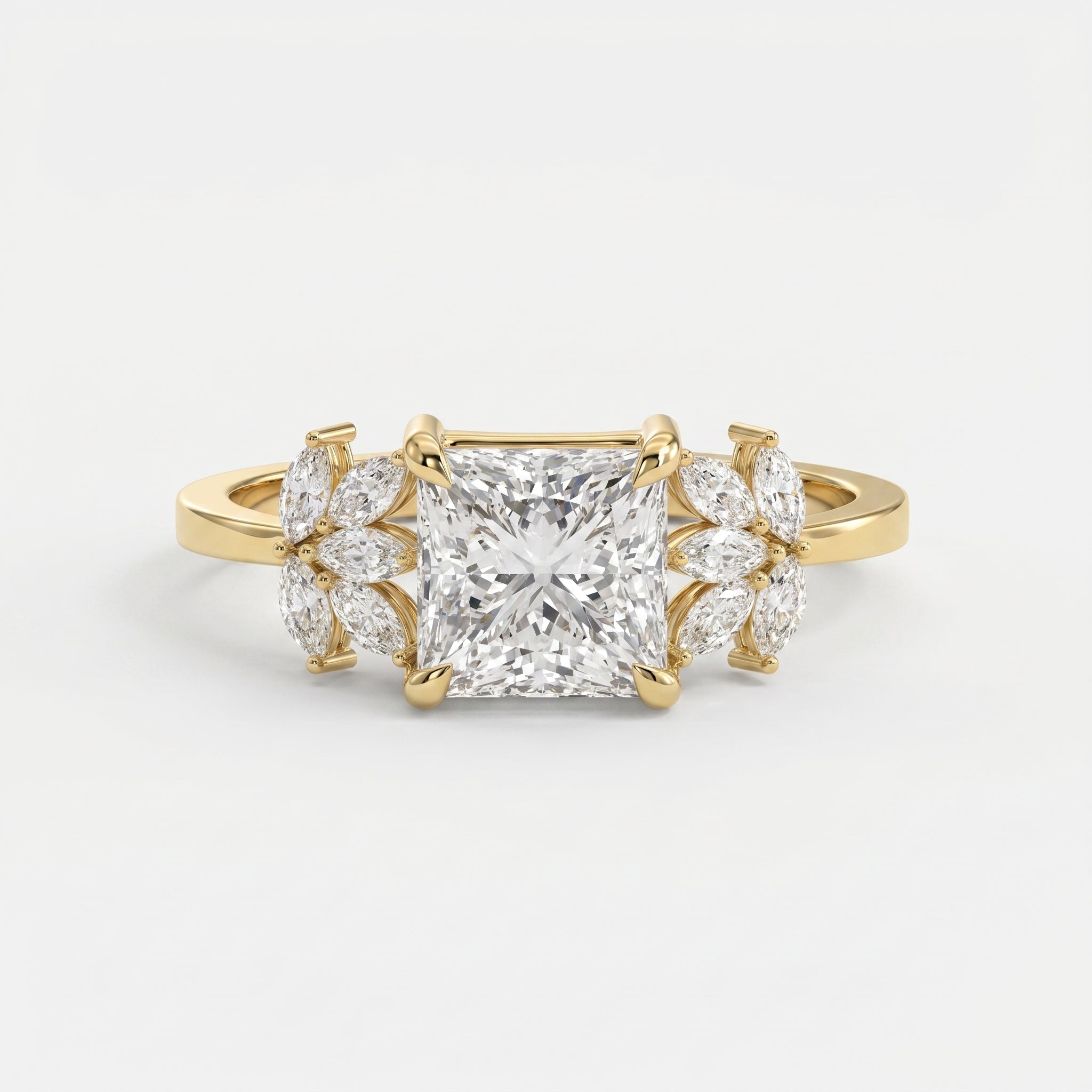 Bloom crest Princess Ring