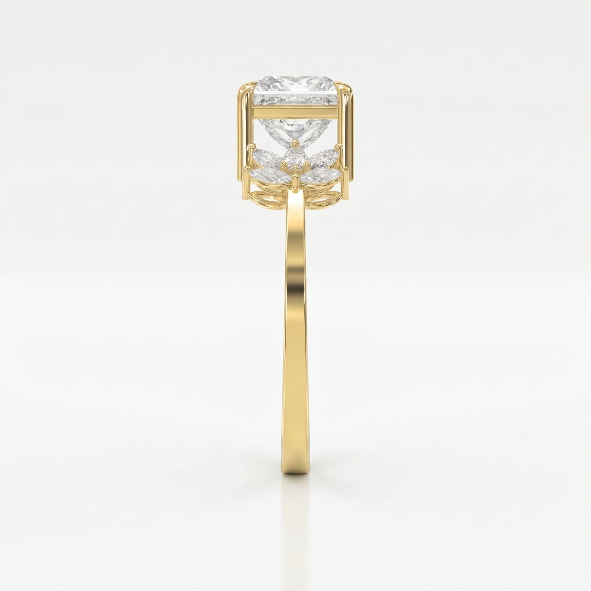 Bloom crest Princess Ring