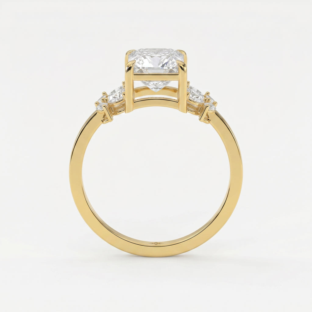 Bloom crest Princess Ring