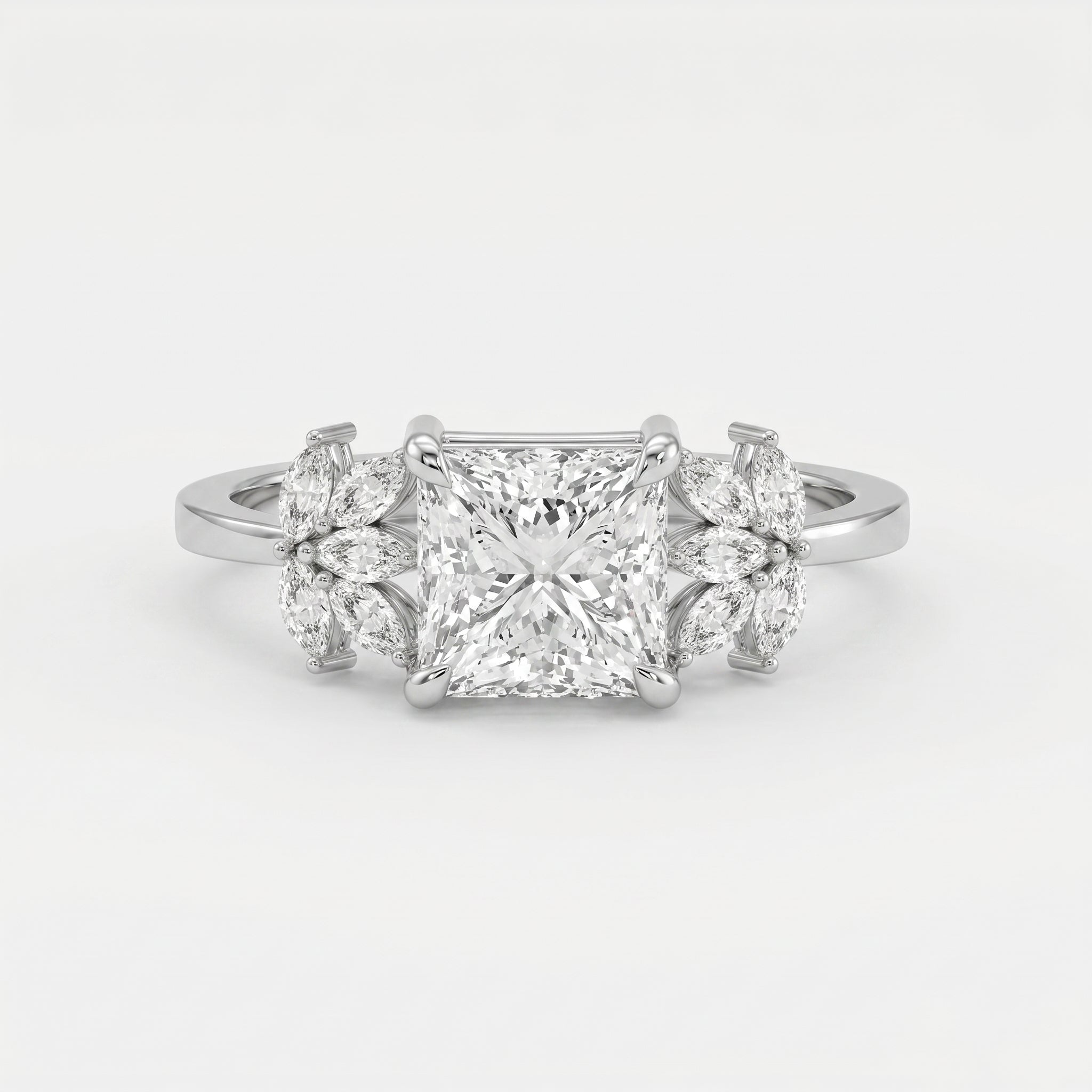 Bloom crest Princess Ring