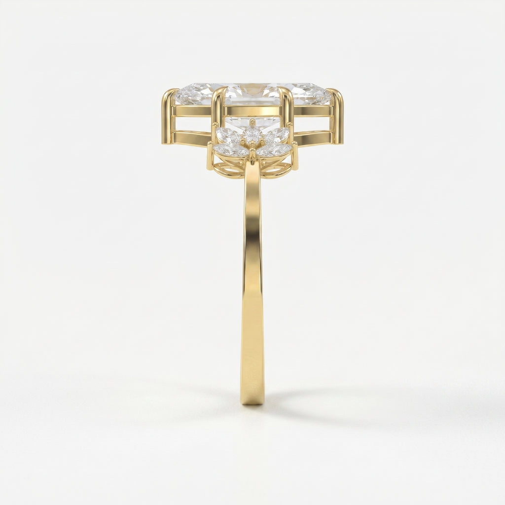Petal Élan Marquise Ring