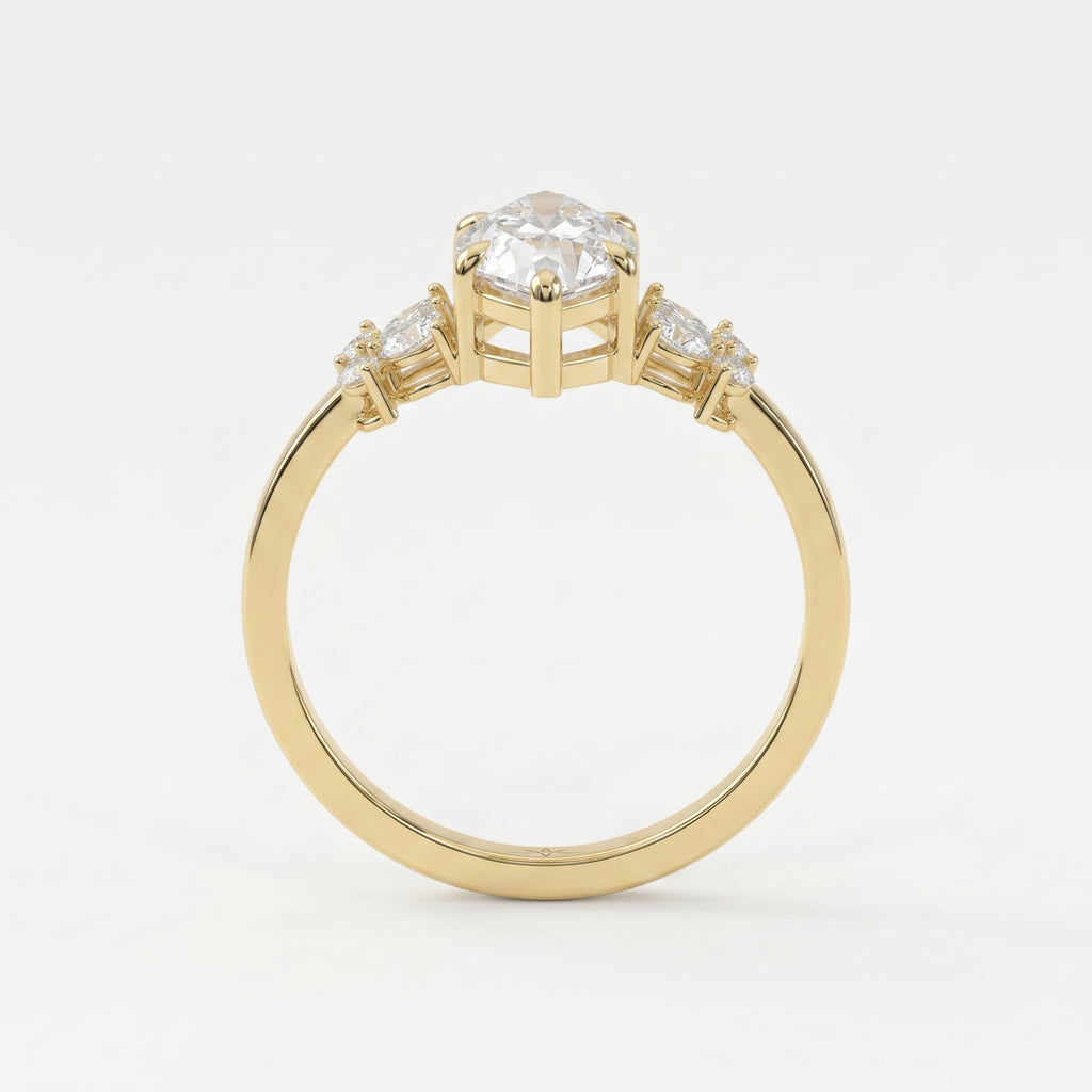 Petal Élan Marquise Ring