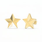 Shine Bright with Star Emblem Fashion Earrings
