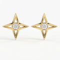 Round Diamond Celestial Sparkle Fashion Earrings