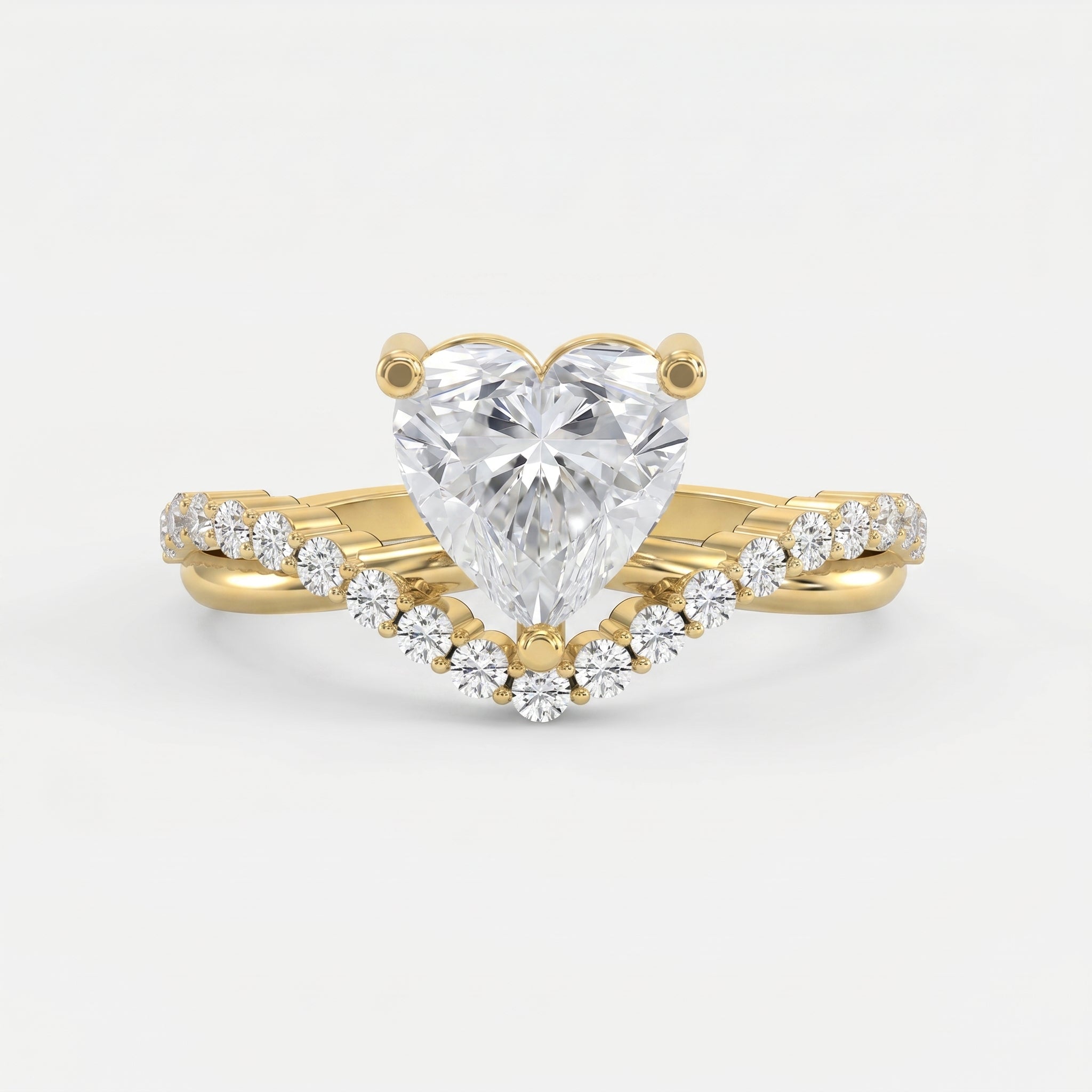 Vow point Heart Ring