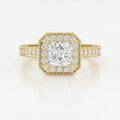 Princess Diamond Shape Vintage Ring 