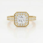 Princess Diamond Shape Vintage Ring 