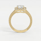 Princess Diamond Shape Vintage Ring 
