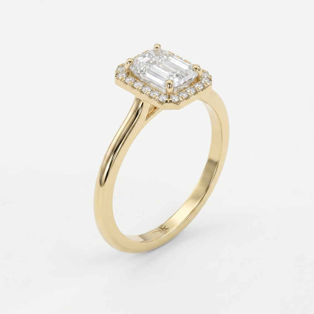 Heritage Frame Emerald Ring