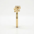 Glowing Leaves Diamond Ring ( 0.15 - 0.20 ct. )