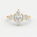 The Prism Three-Stone Marquise