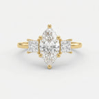 The Prism Three-Stone Marquise