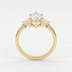 The Prism Three-Stone Marquise