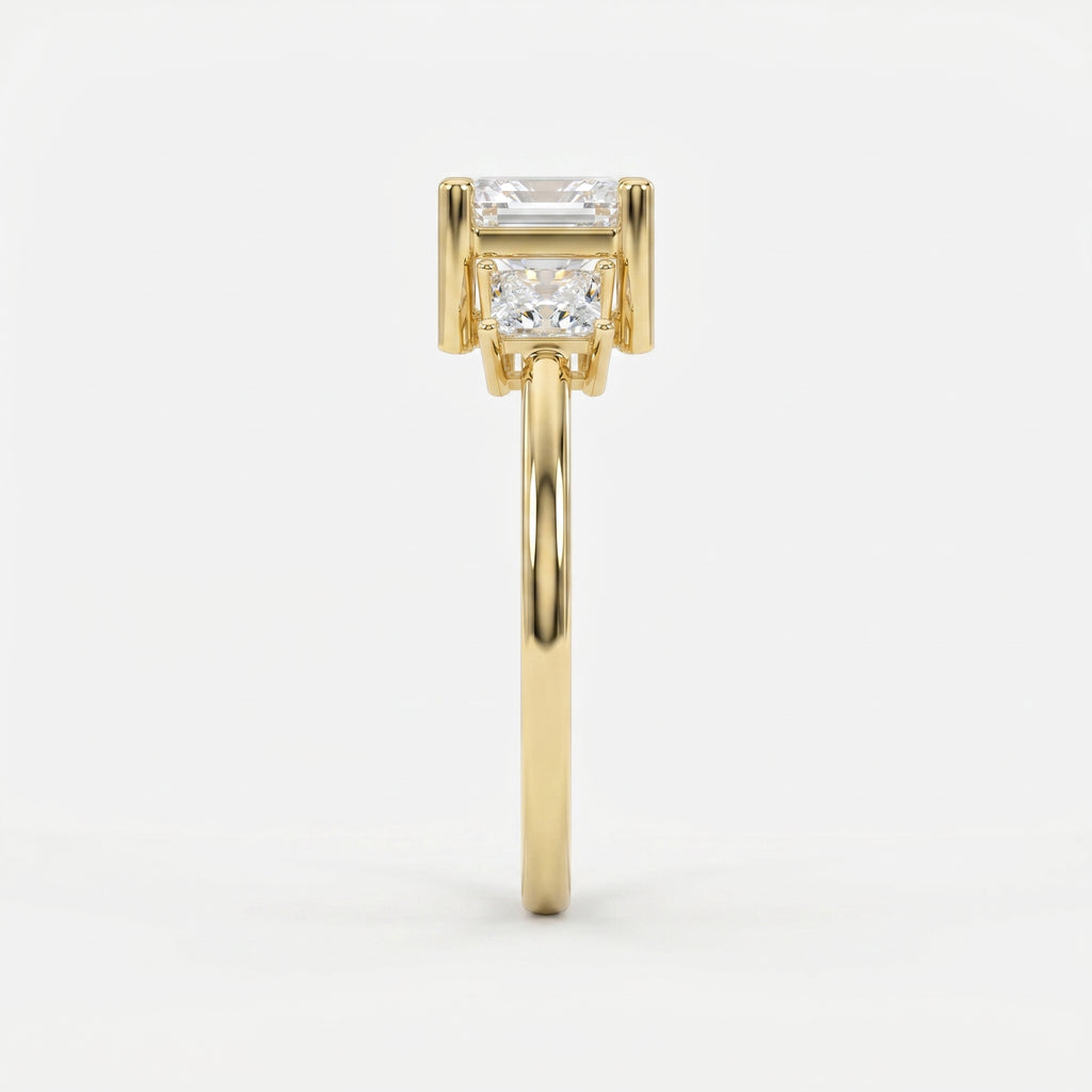 The Heirloom Trinity Ascher Ring