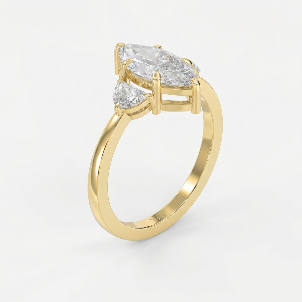 Noble Élan Marquise Ring