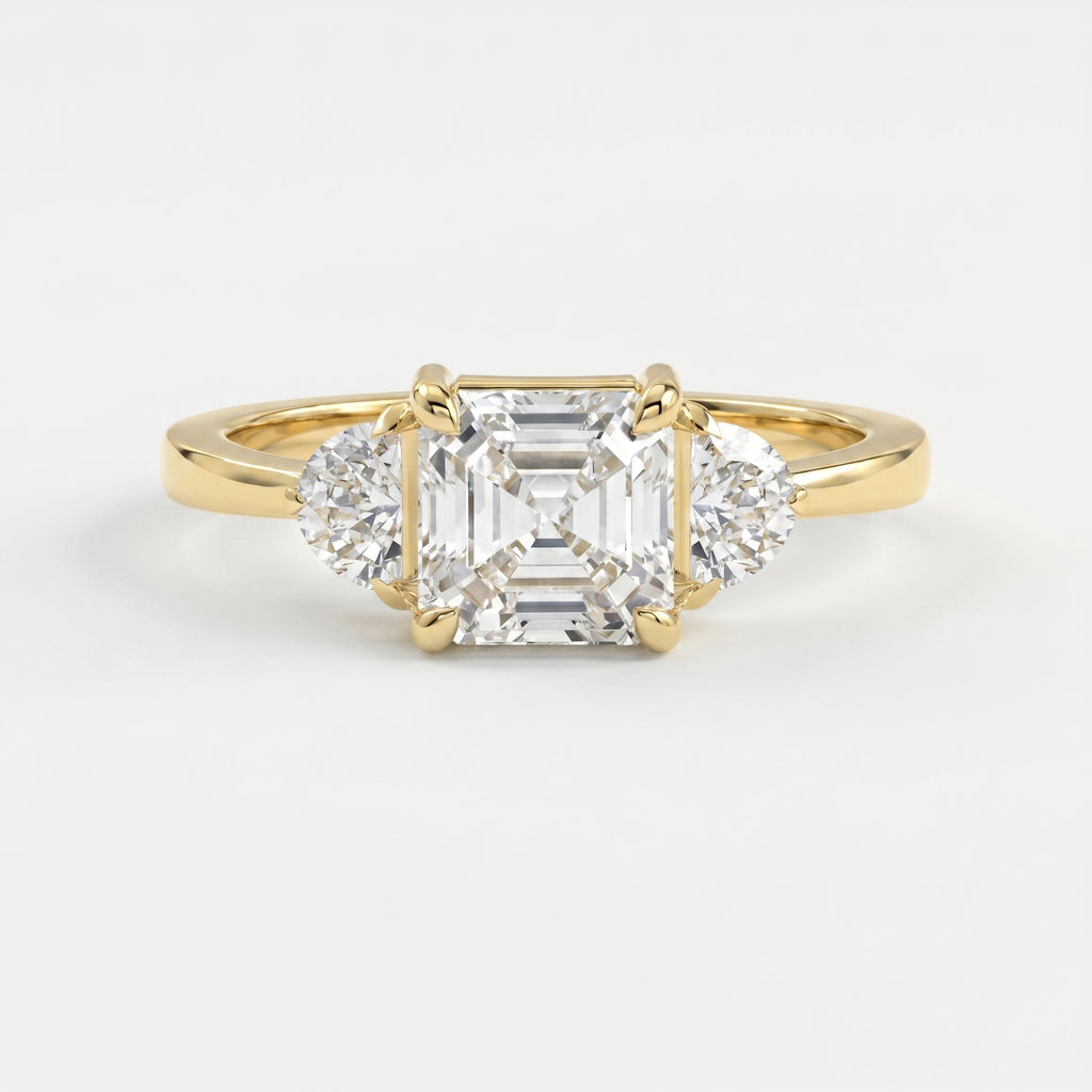 Regalia Steps Asscher Ring