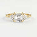 Regalia Steps Asscher Ring