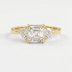 Regalia Steps Asscher Ring