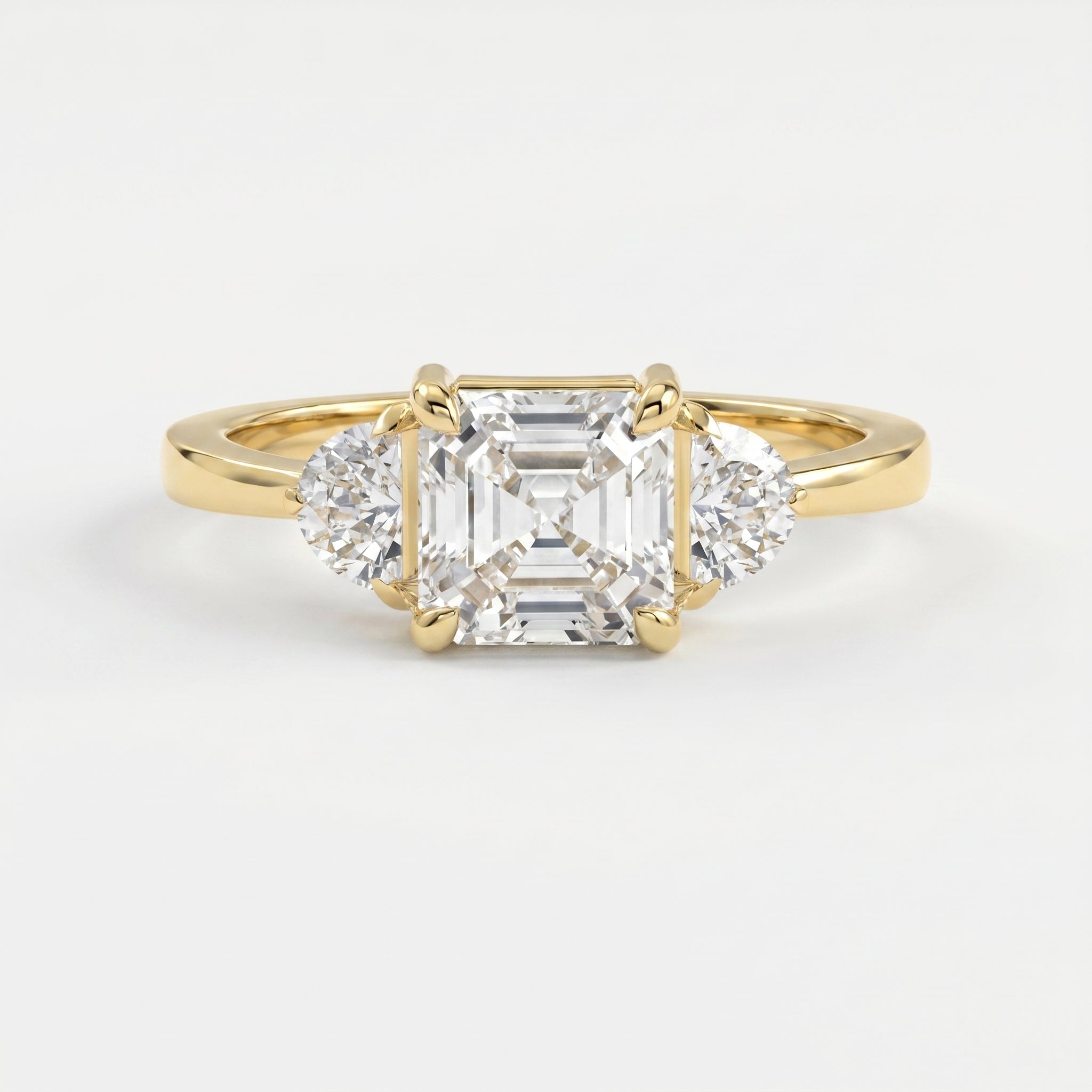 Regalia Steps Asscher Ring
