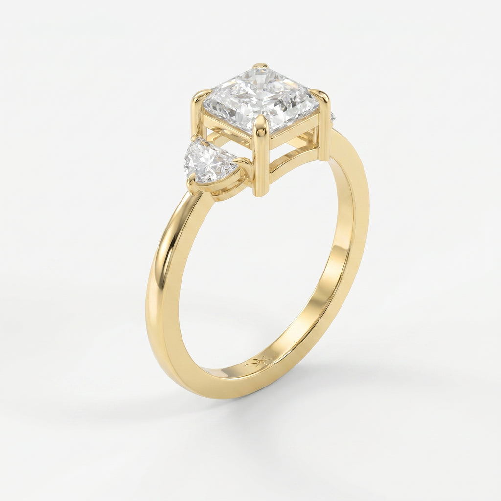 Regalia Steps Asscher Ring