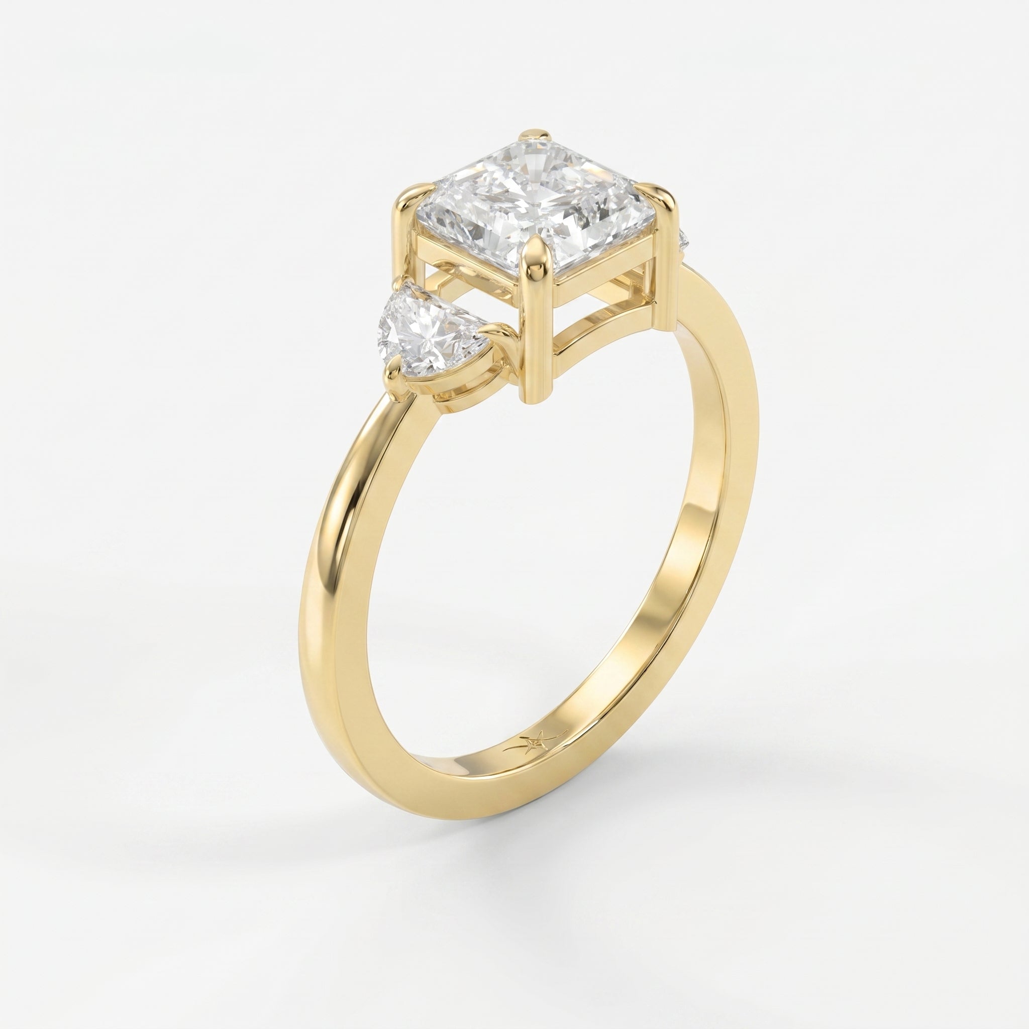 Regalia Steps Asscher Ring