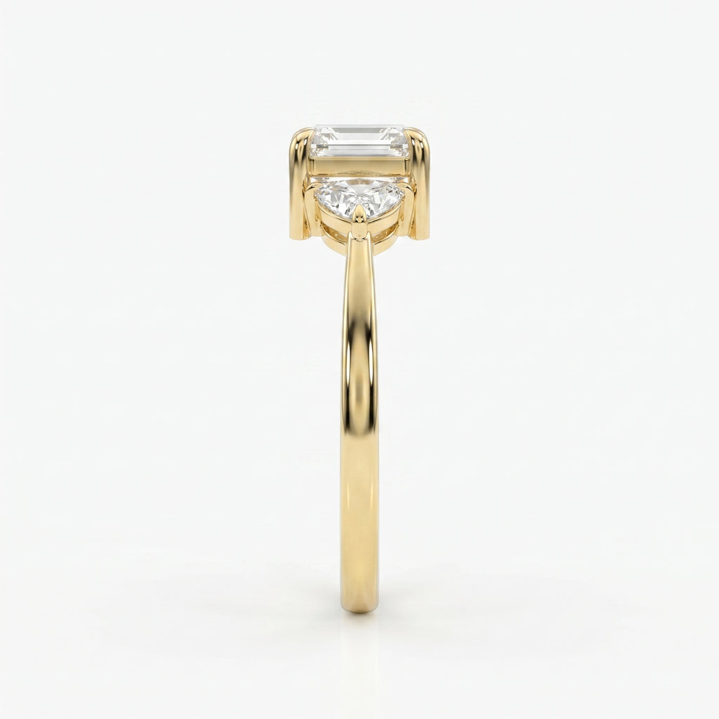 Regalia Steps Asscher Ring