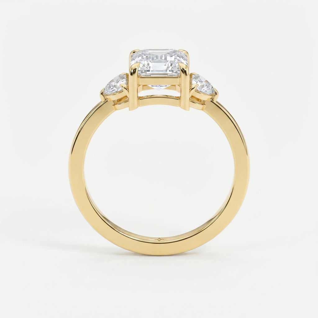 Regalia Steps Asscher Ring