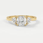 Velvet Embrace Cushion Ring