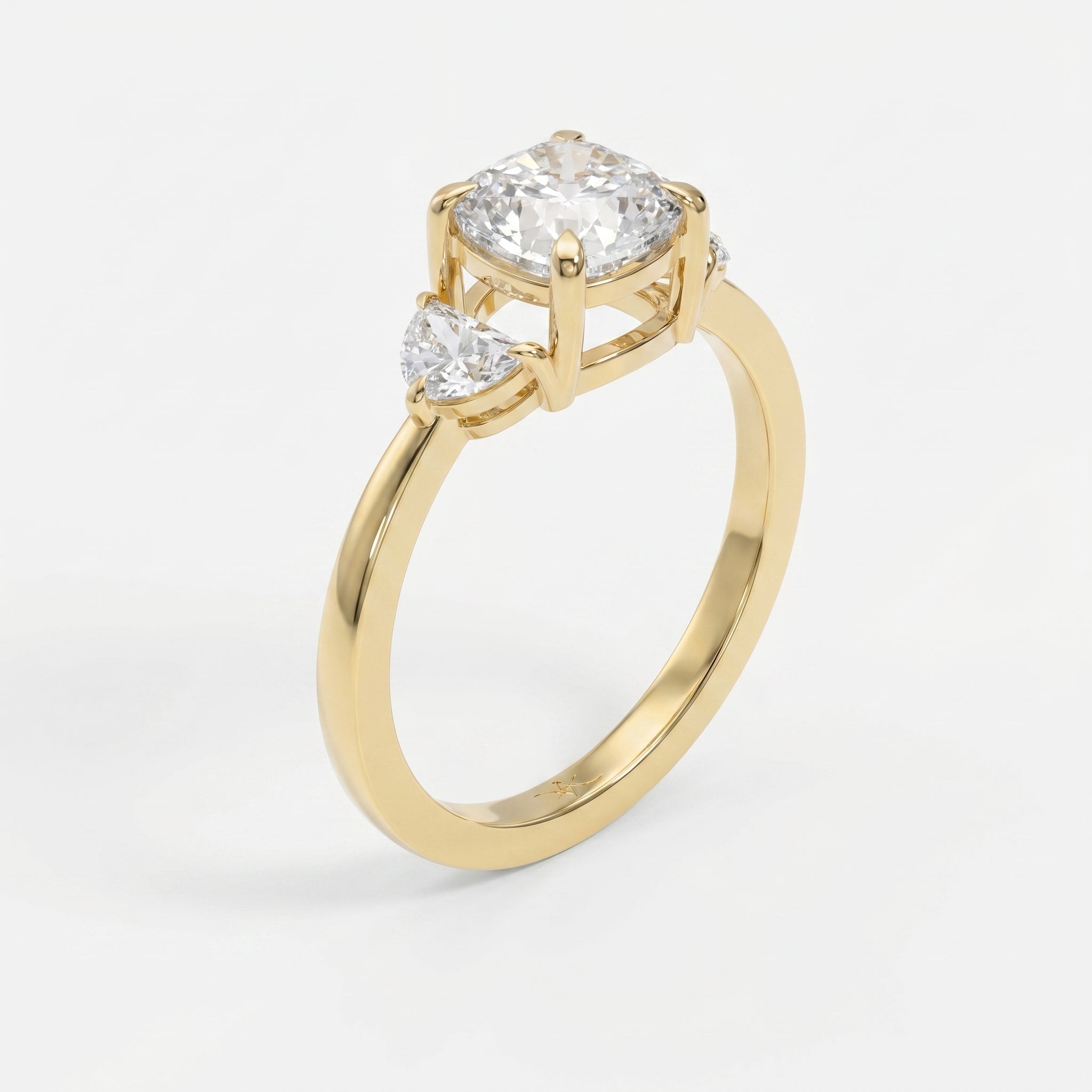 Velvet Embrace Cushion Ring