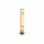 Square Ring for Men Masculine Brilliance diamond Band ( 0.40 -0.50 ct.)
