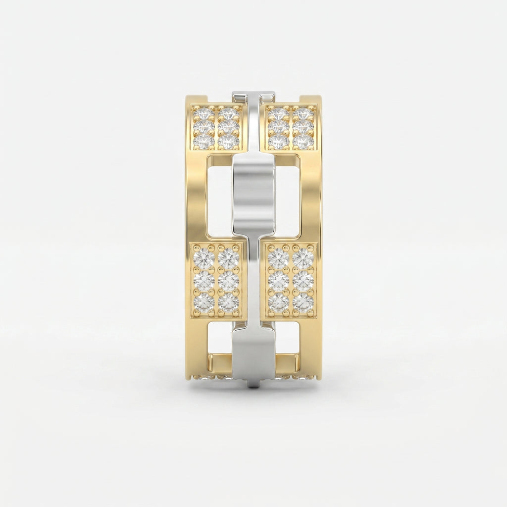 Bold Men’s Wedding Diamond Band ( 1.50 Ct. )
