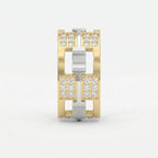 Bold Men’s Wedding Diamond Band ( 1.50 Ct. )