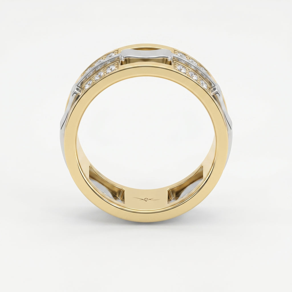 Bold Men’s Wedding Diamond Band ( 1.50 Ct. )