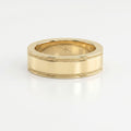 Men’s Flat Polish Migraine Metal Ring