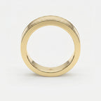 Men’s Flat Polish Migraine Metal Ring