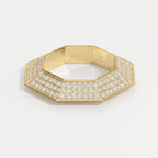 Round Diamond Octagon Exclusive Stackable Diamond Band