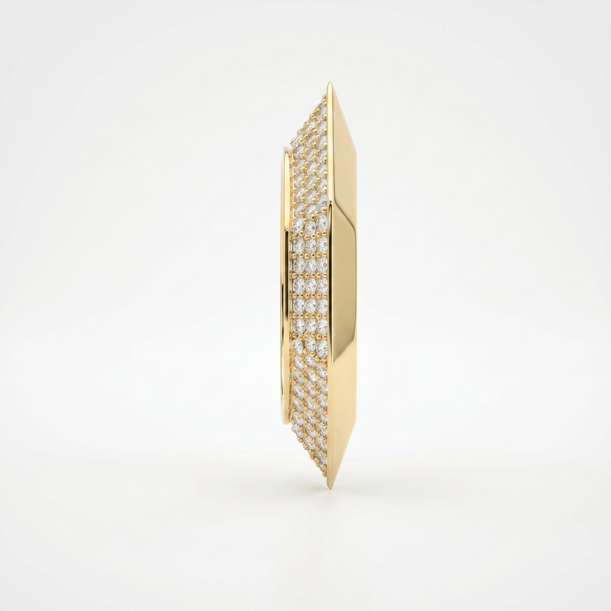 Round Diamond Octagon Exclusive Stackable Diamond Band
