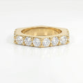 Forever Edge Unique Geometric Round Diamond  Band