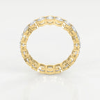 Elegant Bezel Set Round Cut Diamond Band